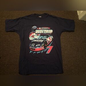 Vintage 90’s Nascar Michael Waltrip Phillips Racing T shirt XL